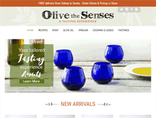 Tablet Screenshot of olivethesenses.com